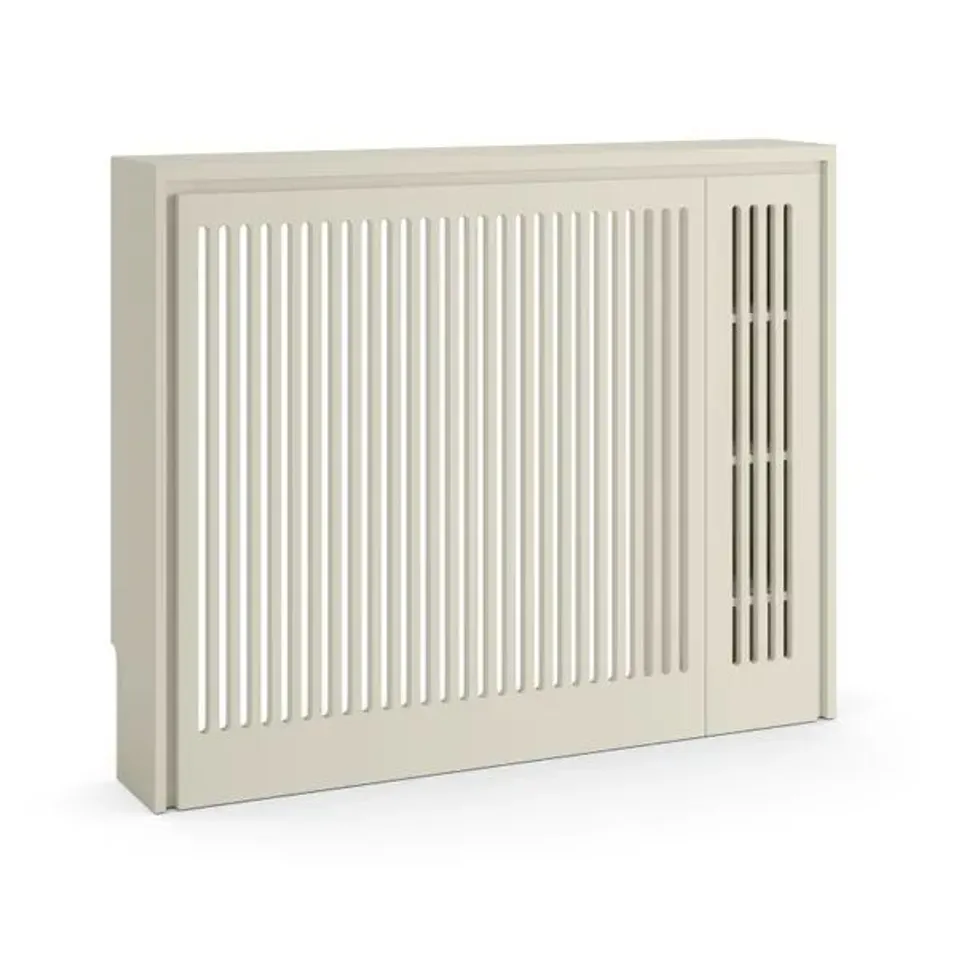 BOXED MARY RADIATOR COVER WITH STORAGE - STONE (1 BOX)