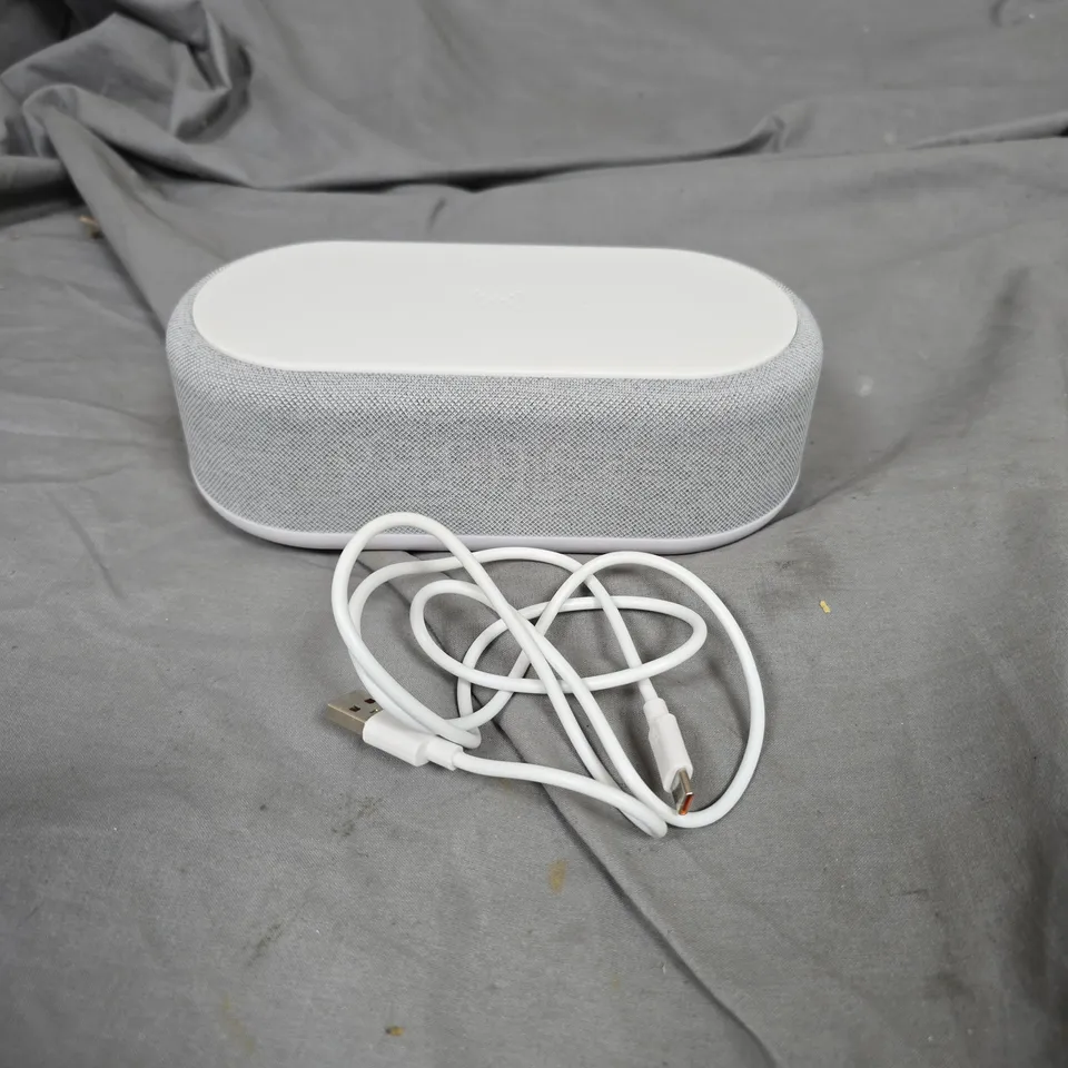 WIRELESS CHARGING SMART AUDIO SPEAKER AND ALARM CLOCK A19