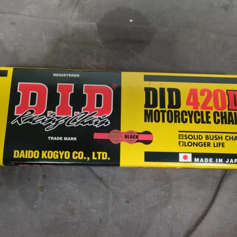 DID 420D Motorcycle Chain – Boxed (Made in Japan)