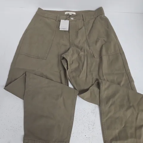 NOBODYS CHILD THEA UTILITY POCKET TROUSERS IN KHAKI - UK 14R