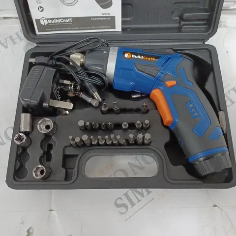 BOXED BUILDCRAFT TWIST HANDLE 3.6V SCREWDRIVER SET