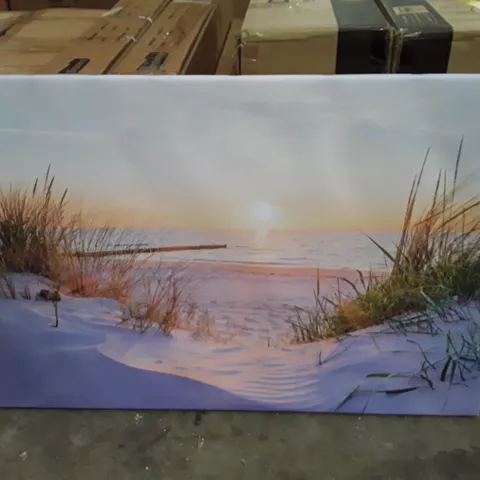BEACH SUNSET - WRAPPED CANVAS PRINT