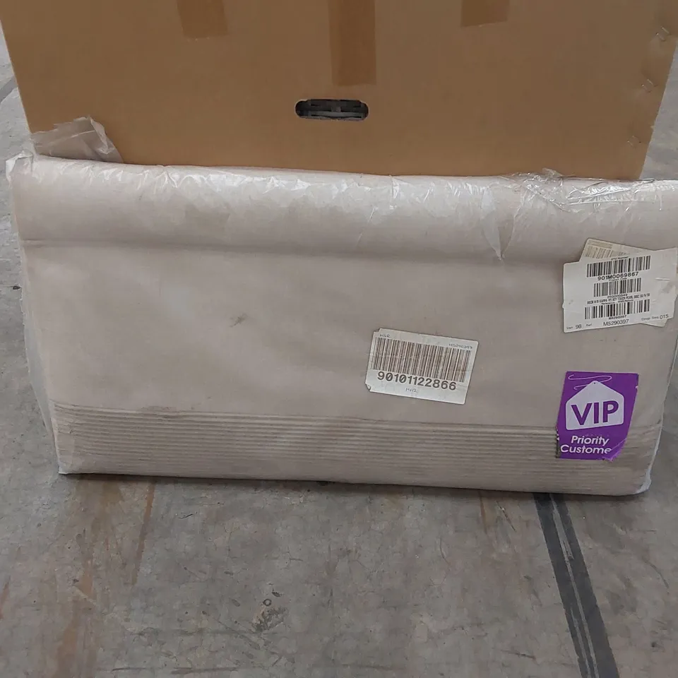 BAGGED DESIGNER 90cm SINGLE KAPPA TOUCH PEARL HEADBOARD