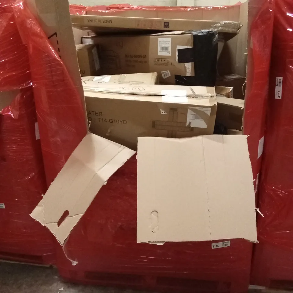 PALLET OF HOUSEHOLD GOODS AND PRODUCTS TO INCLUDE; GREY OUTDOOR PARTY TENT, LED/LCD MONITOR, RESINERS PURAIR AIR PURIFIER