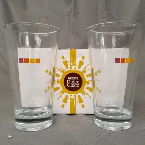 BOXED NESCAFΓ DOLCE GUSTO PAIR OF COLD DRINKING CLASSES (SET OF 2) - COLLECTION ONLY
