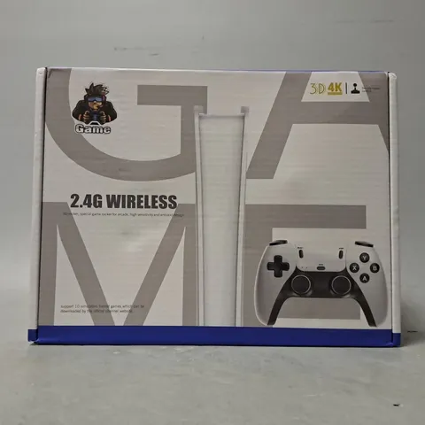 BOXED GAME 2,4G WIRELESS CONTROLLERS IN WHITE 