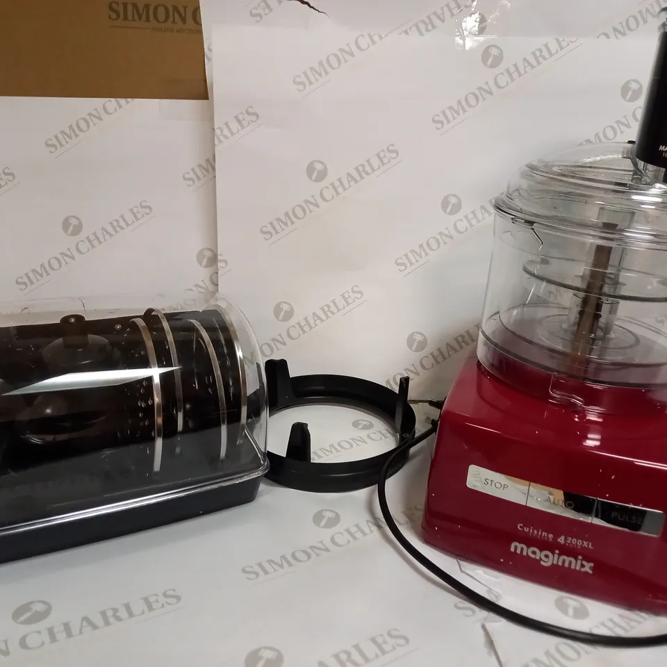 MAGIMIX CUISINE SYSTEM 4200XL AUTO FOOD PROCESSOR - RED