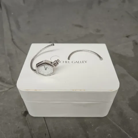 RACHEL GALLEY SILVER-TONE BRACELET WATCH 