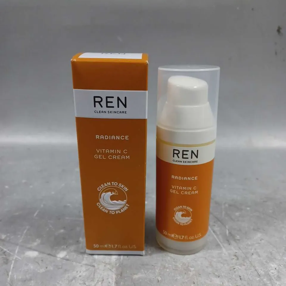 BOXED REN CLEAN SKINCARE RADIANCE VITAMIN C GEL CREAM 50ML