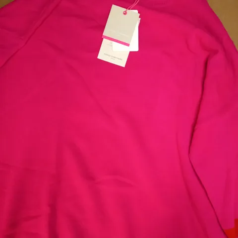 COCOA CASHMERE SUZI JUMPER IN FUSCHIA SIZE M