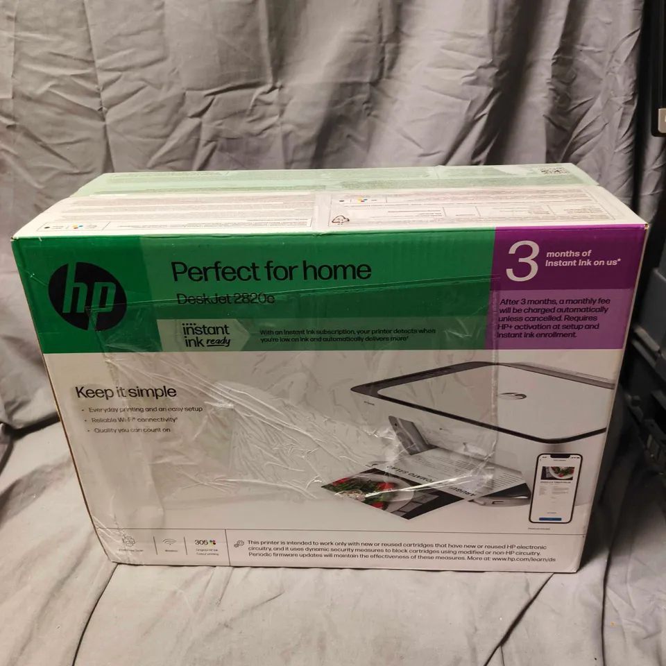 HP DESKJET 2820E ALL-IN-ONE PRINTER – BOXED