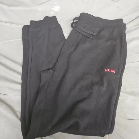 HUGO BOSS AUSTIN JOGGERS IN BLACK - LARGE