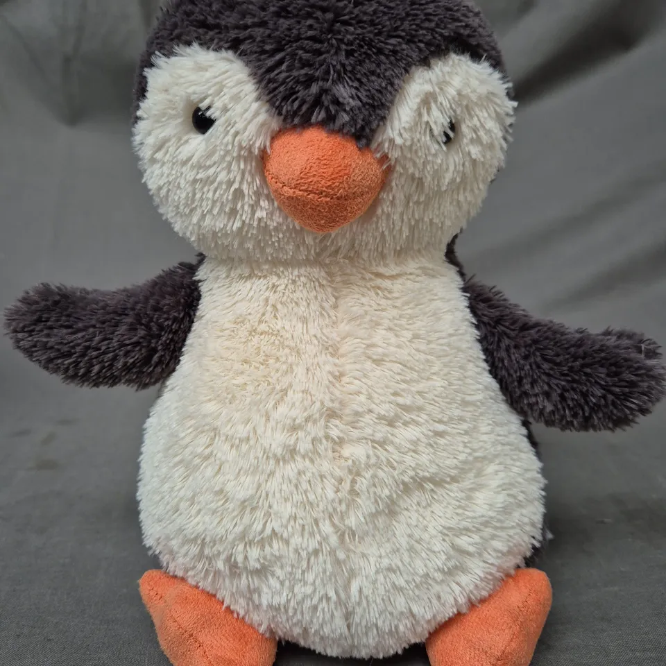 JELLYCAT I AM MEDIUM PEANUT PENGUIN SOFT PLUSH