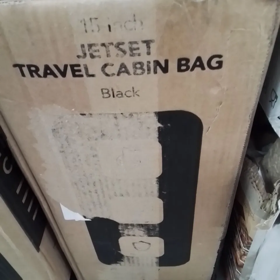 BOXED LUGG JETSET TRAVEL CABIN BAG BLACK 