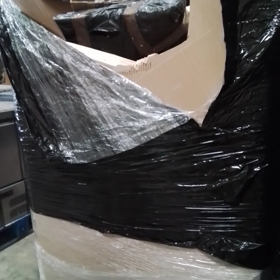 PALLET OF ASSORTED HOUSEHOLD GOODS AND PRODUCTS TO INCLUDE;FLOATING SHELVES,PHOTO FRAME,STEP LADDER
