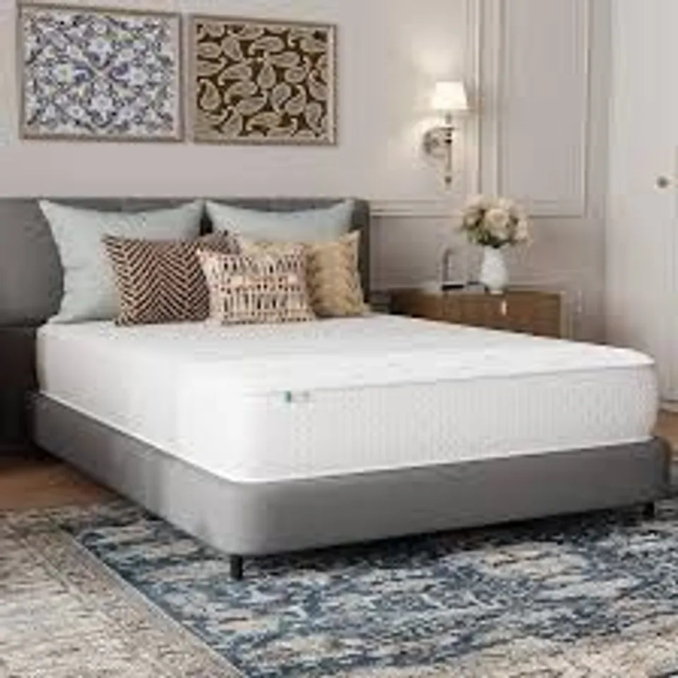 NOVILLA 4FT6 DOUBLE MATTRESS 27CM – BREATHABLE HYBRID POCKET SPRUNG, MEDIUM FIRM, MOTION ISOLATION, MATTRESS IN A BOX (135X190CM) (1BOX)