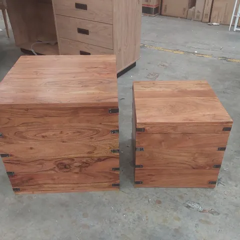 SEABURY CLASSIC SHEESHAM 2 PIECE NESTING COFFEE & COCKTAIL TABLES