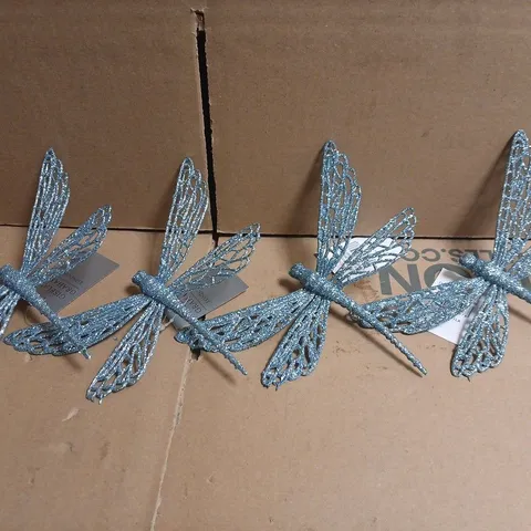 BOX OF APPROXIMATELY 20 GISELA GRAHAM DRAGONFLY DECORATIONS