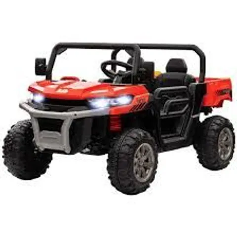 BOXED HOMCOM 12V 2 SEATER KIDS ELECTRIC RIDE-ON CAR (1 BOX)