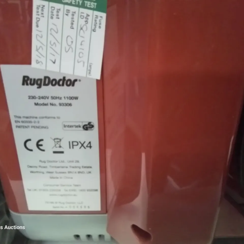 BOXED RUG DOCTOR PORTABLE SPOT CLEANER