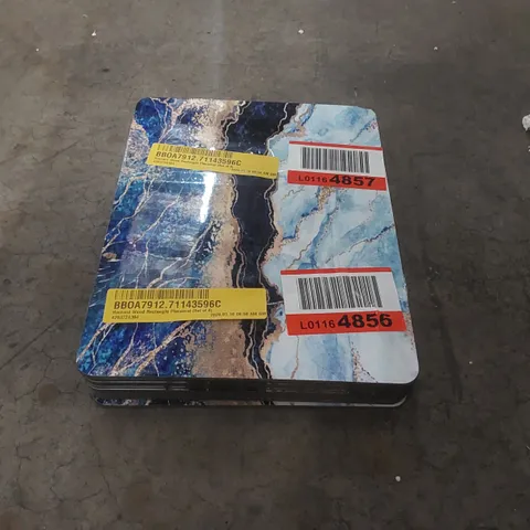 BOXED HINNANT WOOD RECTANGLE PLACEMAT (SET OF 10)