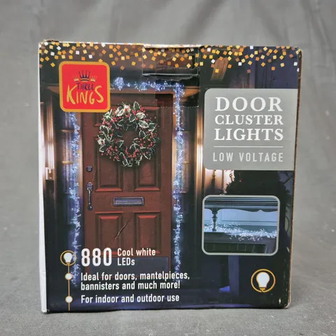 BOXED THREE KINGS DOOR BRIGHT WHITE OUTDOOR CHRISTMAS LIGHTS