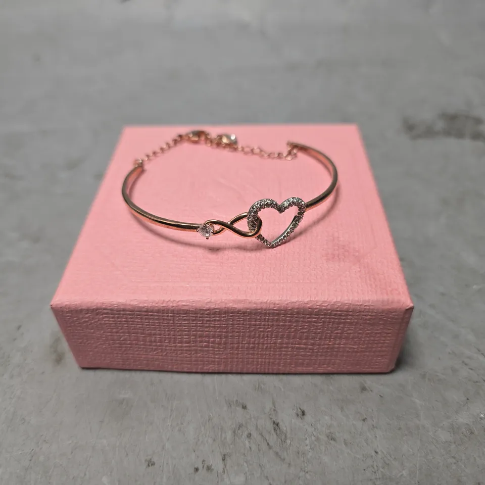 SWAROVSKI INFINITY HEART BRACELET 