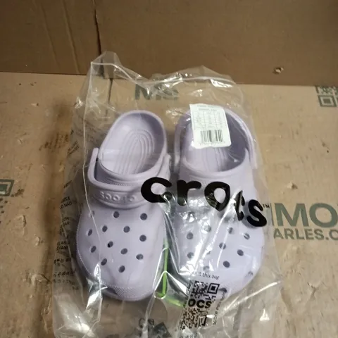 CROCS CLASSIC CLOG – LAVENDER – KIDS' SHOES (UK J4 / EU 36–37) 