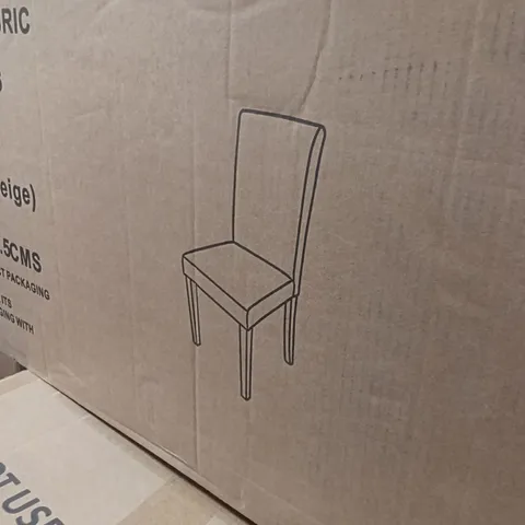 BOXED DINING CHAIRS - BEIGE (1 BOX)