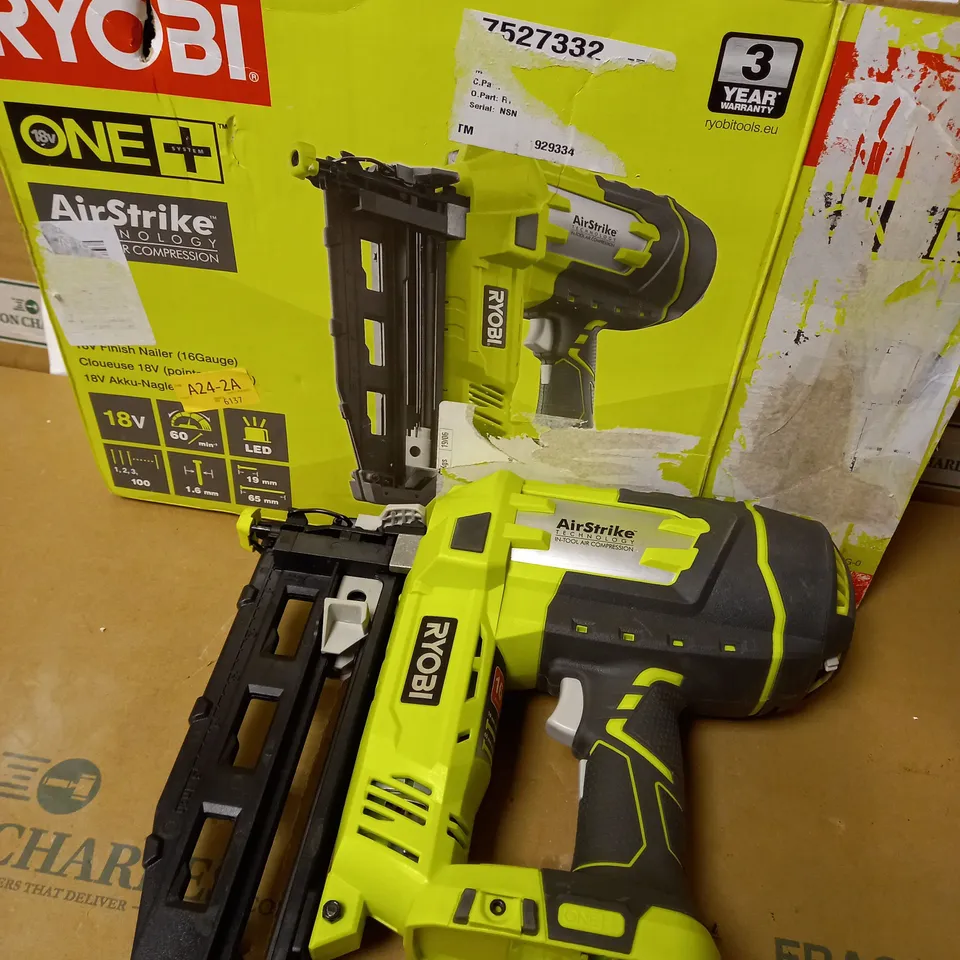 RYOBI ONE+ 18V FINISH NAILER 