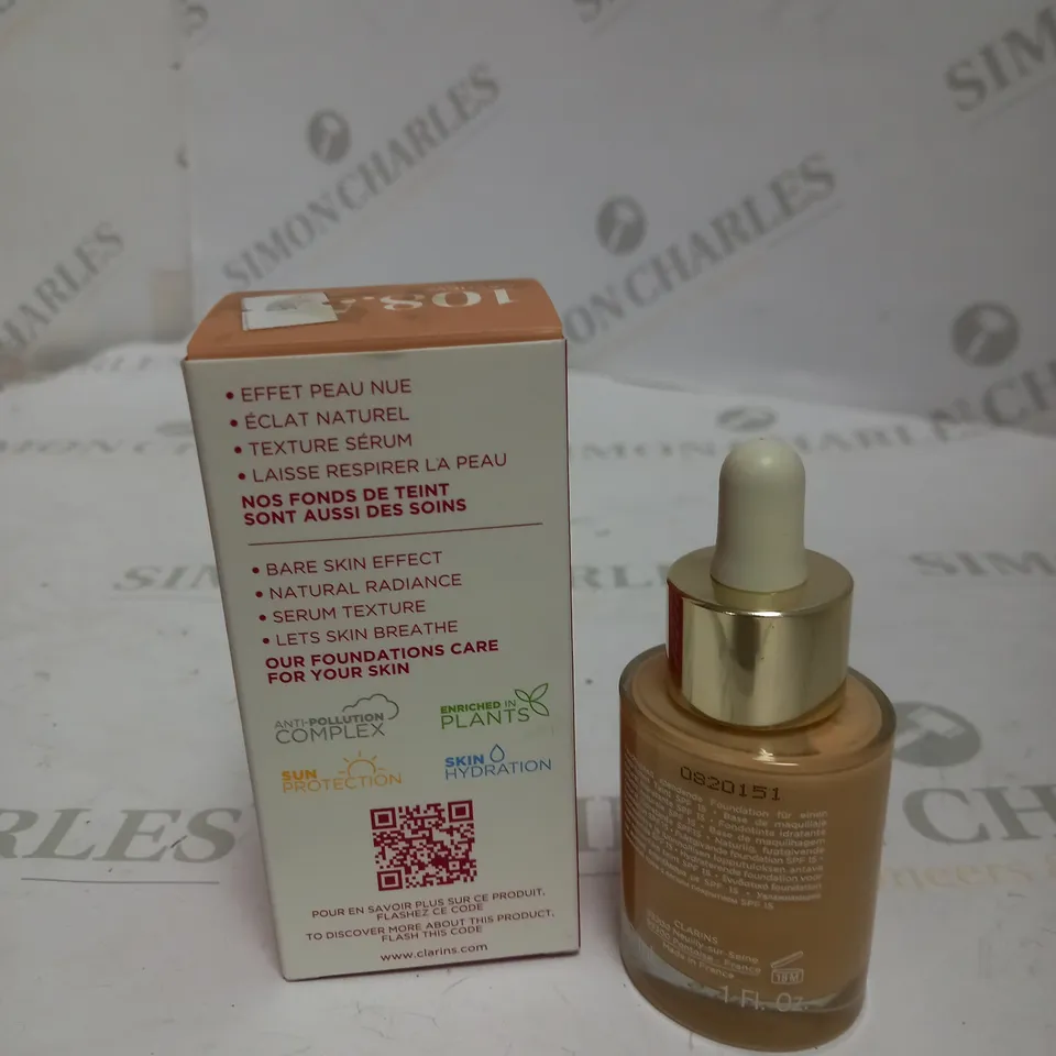 CLARINS SKIN ILLUSION FOUNDATION SHADE 108.5 CASHEW