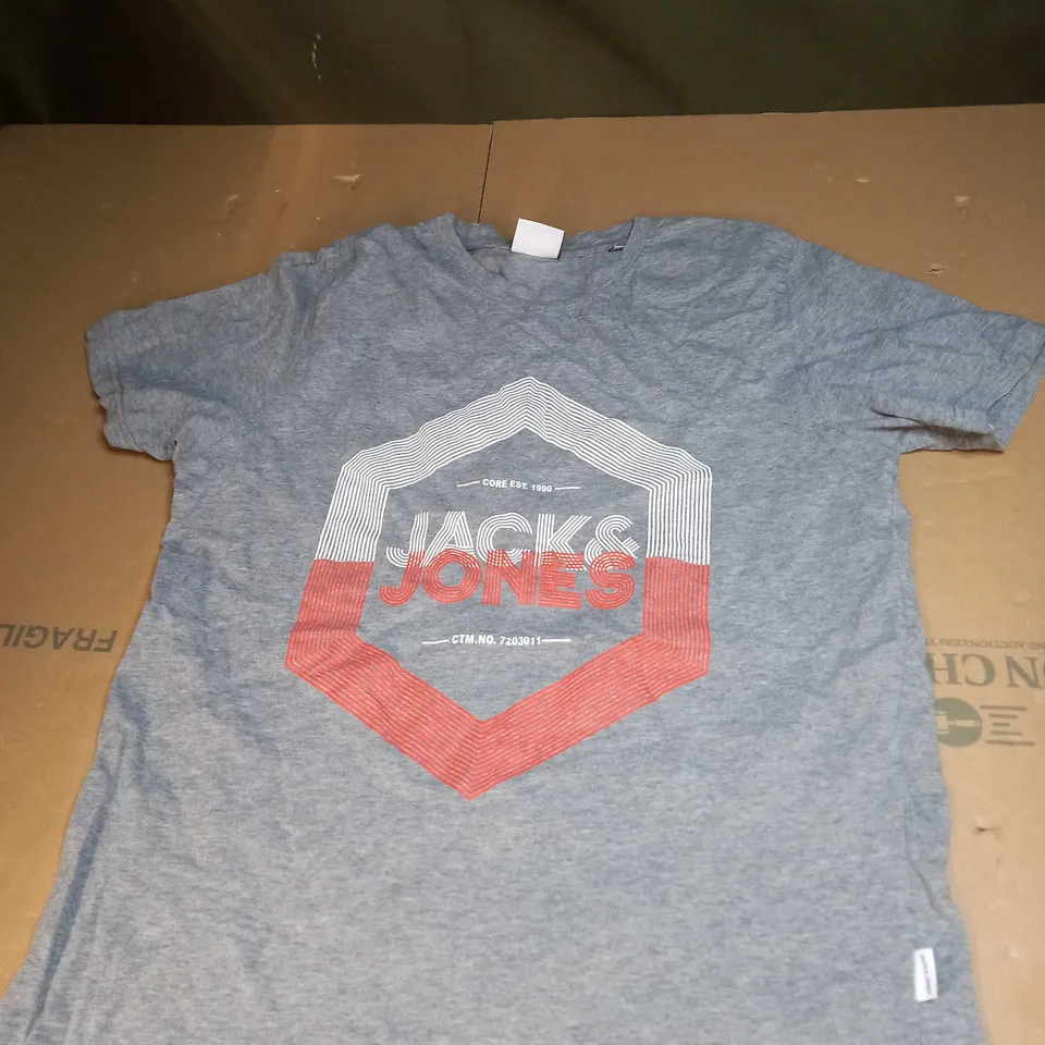 JACK AND JONES LOGO T-SHIRT SIZE UNSPECIFIE