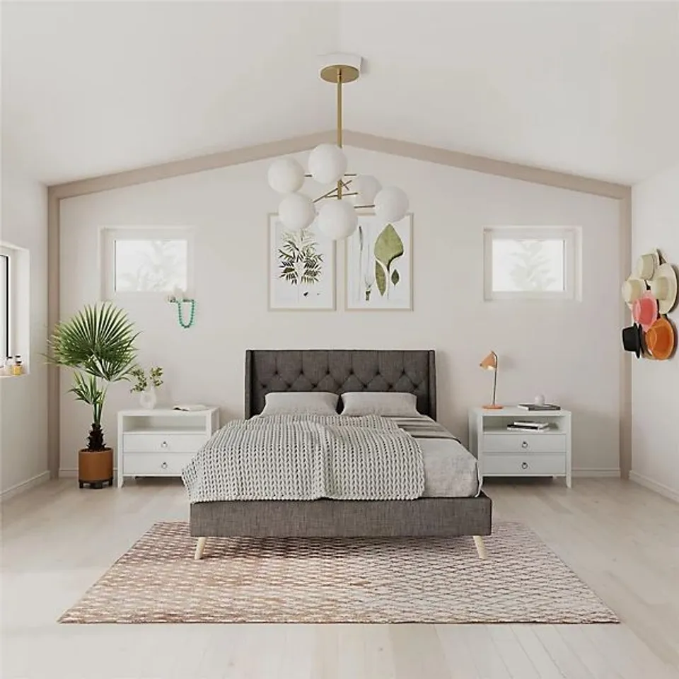 BOXED NG HER MAJESTY BED LINEN GREY, KING SIZE (1 BOX)