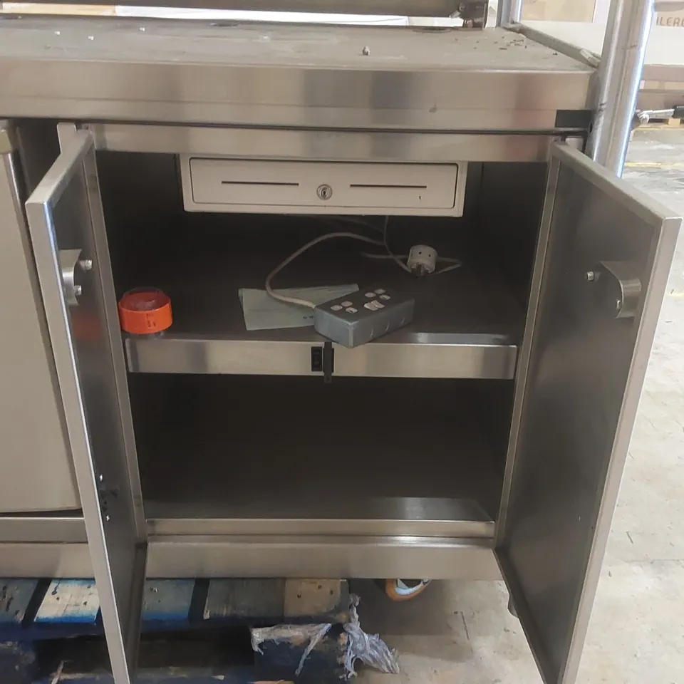 TANK STAINLESS STEEL MOBILE FOOD AND DRINK CATERING STATION