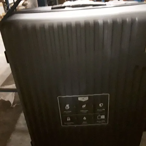 UNBOXED KEPLIN LUGG BIG SIZE TRAVEL LUGGAGE WITH WHEELS SECURE LOCK SYSTEM GREY COLOUR 