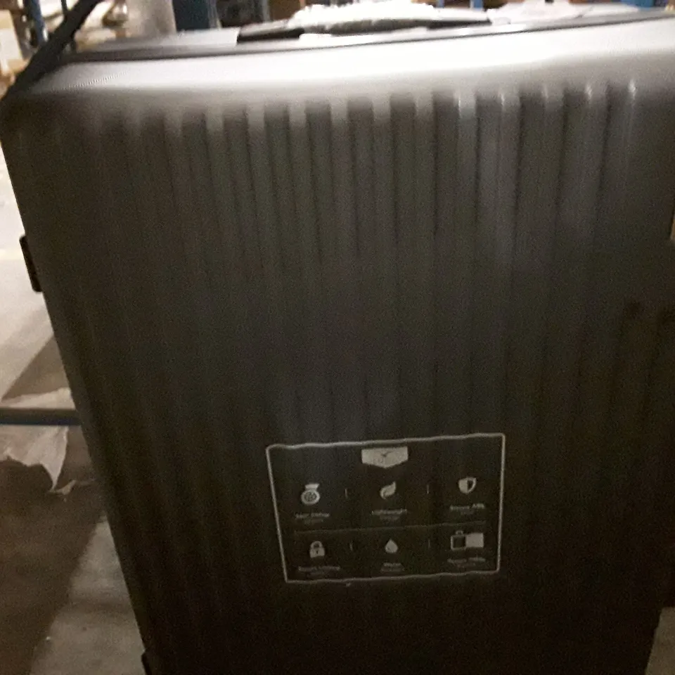 UNBOXED KEPLIN LUGG BIG SIZE TRAVEL LUGGAGE WITH WHEELS SECURE LOCK SYSTEM GREY COLOUR