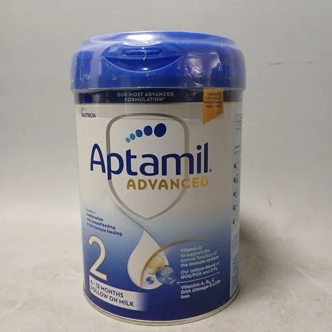 APTAMIL ADVANCED 2 FOLLOW ON BABY MILK POWDER FORMULA 6 TO12 MONTHS 800 G