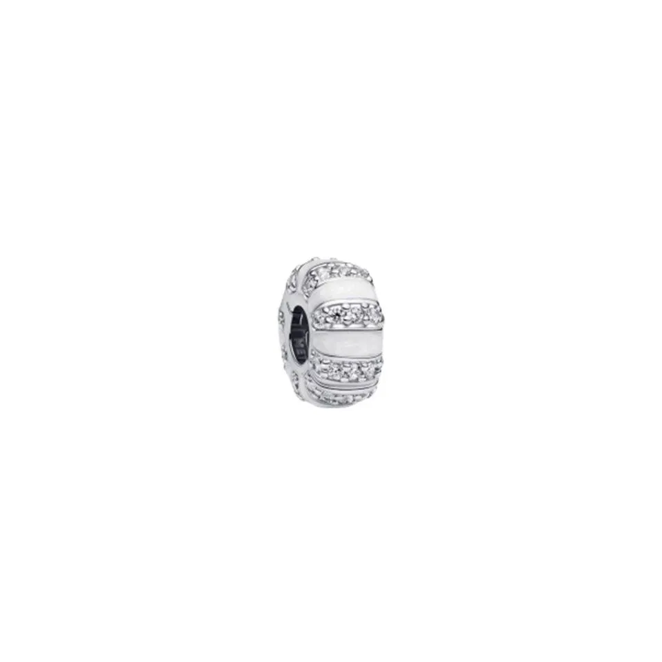 PANDORA CLIP SILVER GEMS AND ENAMEL