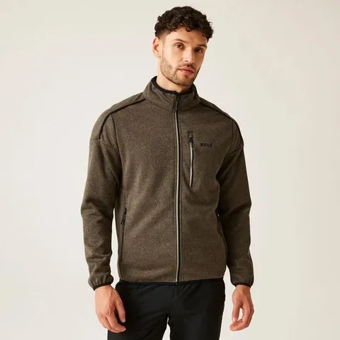 BRAND NEW REGATTA MEN'S KAMES FULL ZIP FLEECE | TREETOP GOLDEN SAND SIZE L