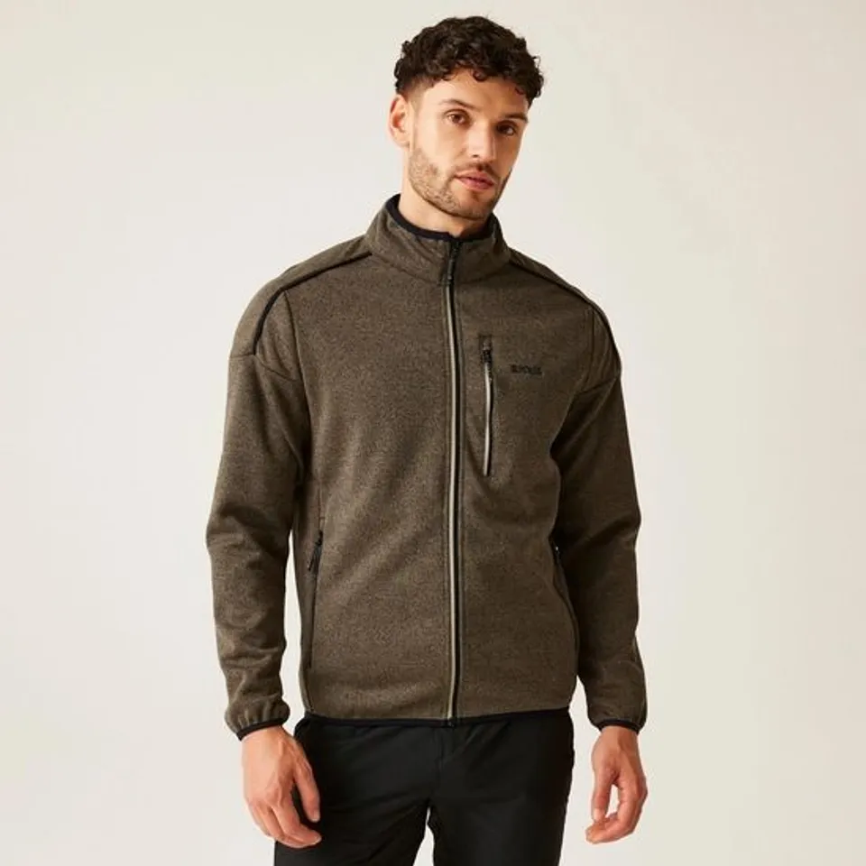 BRAND NEW REGATTA MEN'S KAMES FULL ZIP FLEECE | TREETOP GOLDEN SAND SIZE L