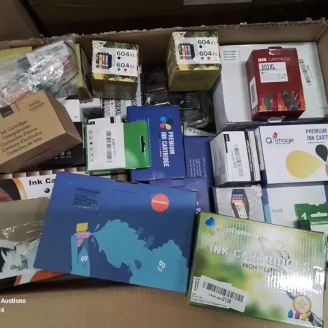 PALLET CONTAINING APPROXIMATELY 20 BOXES OF BOXED INK CARTRIDGES FOR VARIOUS MODELS AND MAKES OF PRINTER