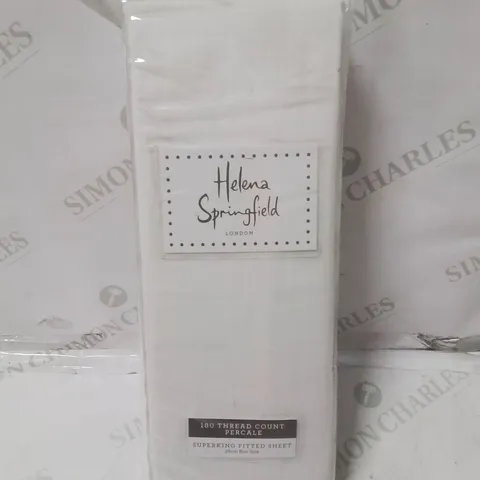 BAGGED HELENA SPRINGFIELD SUPER KINGSIZE FLAT SHEET