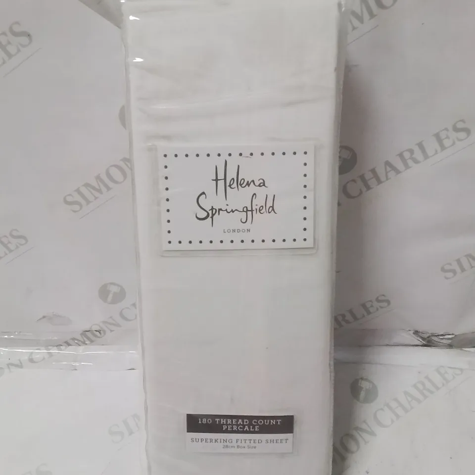 BAGGED HELENA SPRINGFIELD SUPER KINGSIZE FLAT SHEET