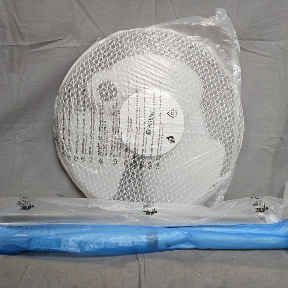 BOXED EPISENT 16" PEDESTAL STAND FAN IN WHITE