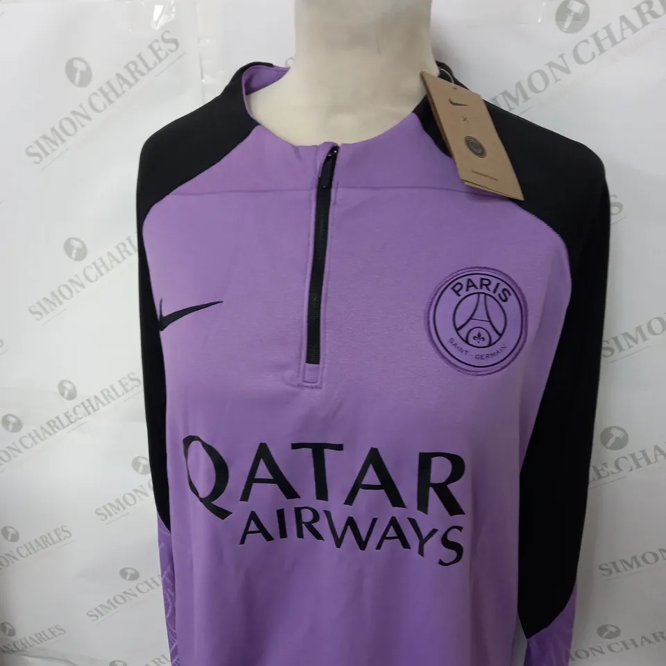 NIKE PSG FC 1/4 ZIP TOP SIZE M