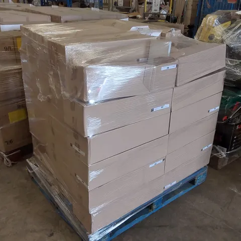PALLET CONTAINING A LARGE QUANTITY OF BATHROOM PLINTH PARTS