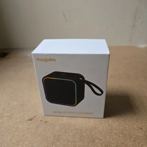 HOSGUBO BLUETOOTH SPEAKER – PORTABLE RGB-EDGED CUBE DESIGN