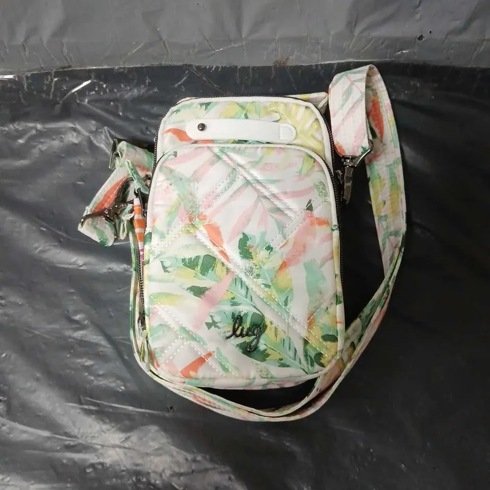 LUG SKEETER MINI CROSSBODY BAG IN JUNGLE WHITE MULTI