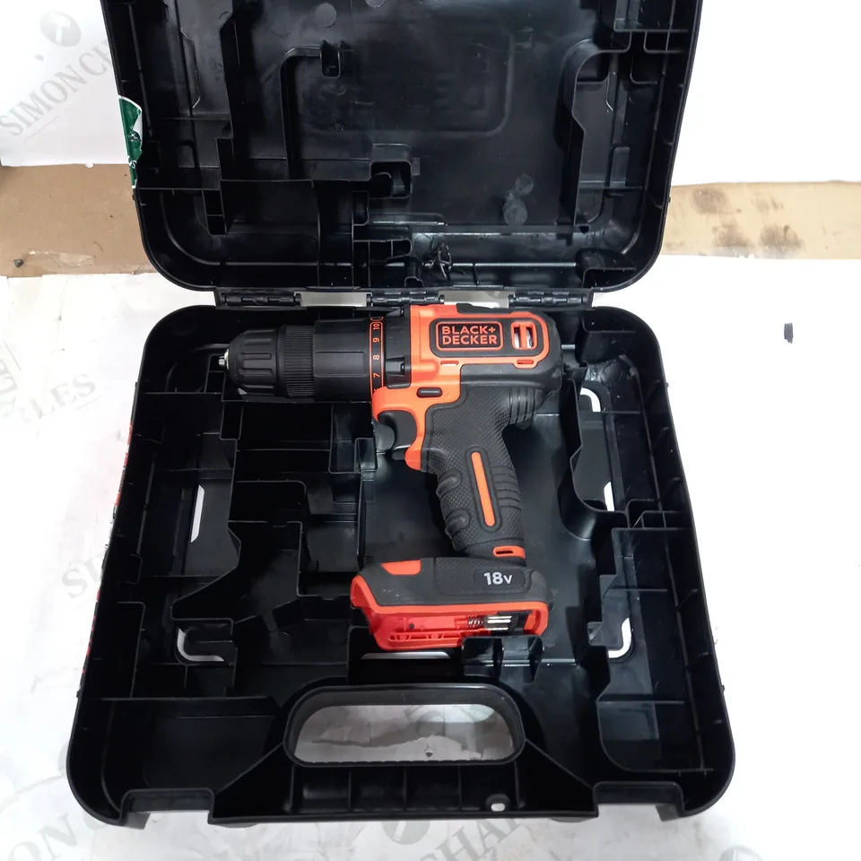 BLACK+DECKER 18V 2 GEAR HAMMER DRILL 
