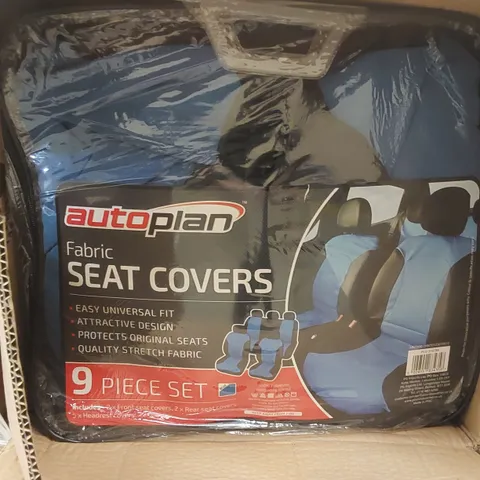 PALLET CONTAINING APPROXIMATELY 160x UNIVERSAL FABRIC CAR SEAT COVERS - VARIOUS COLOURS